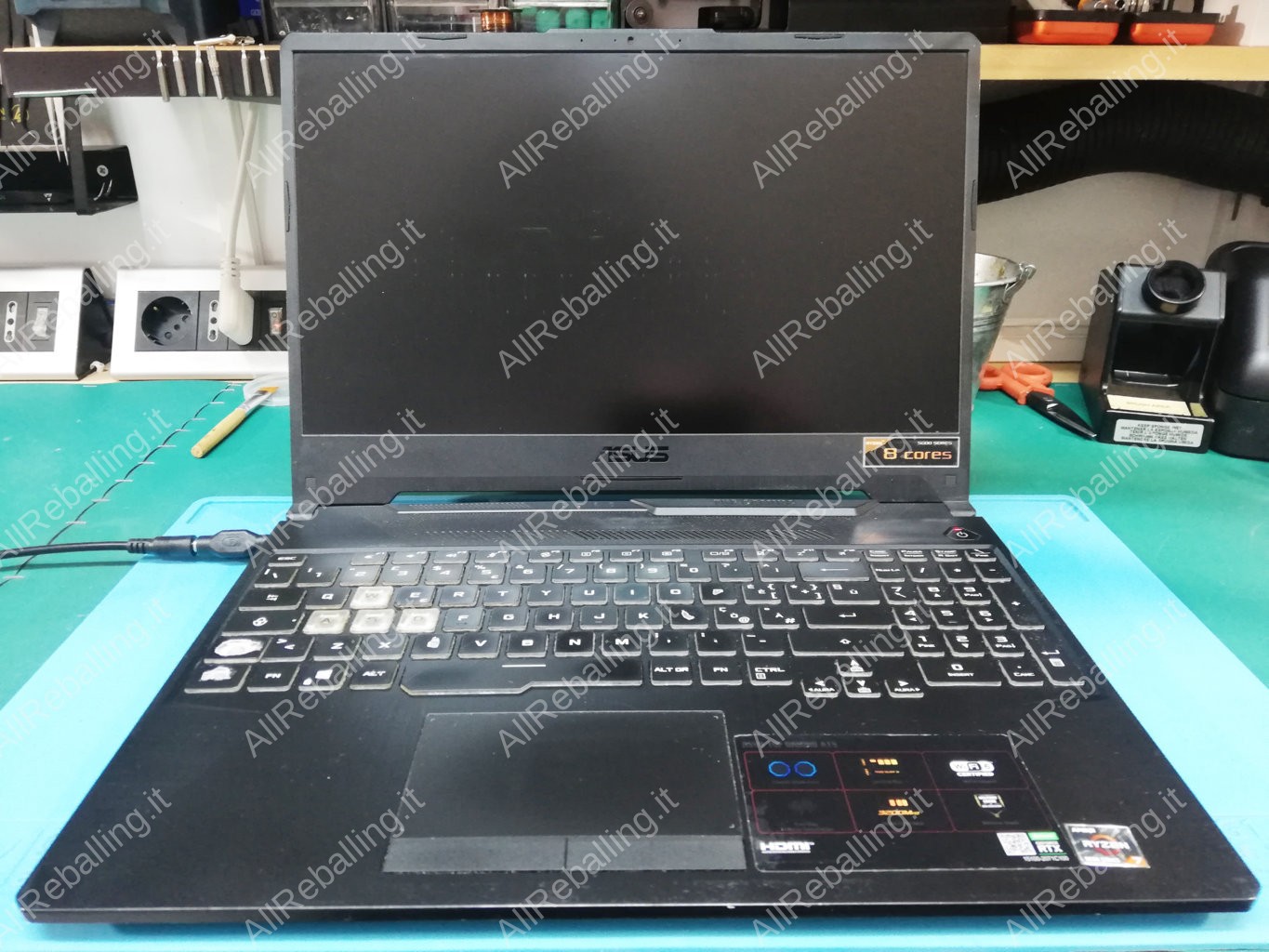 Asus TUF Gaming A15 Schermo Nero