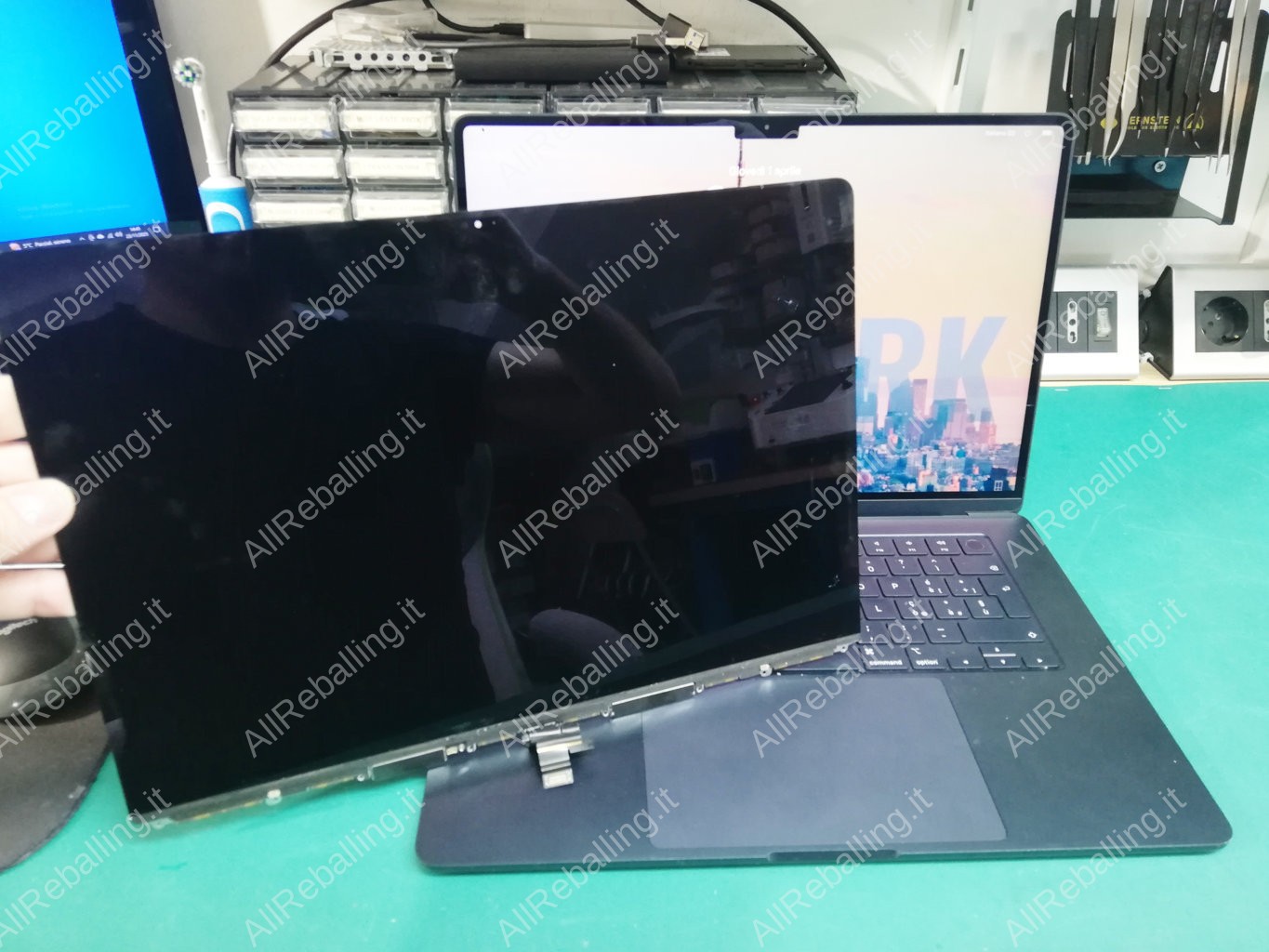 Macbook Air 15 M2 Schermo Nero