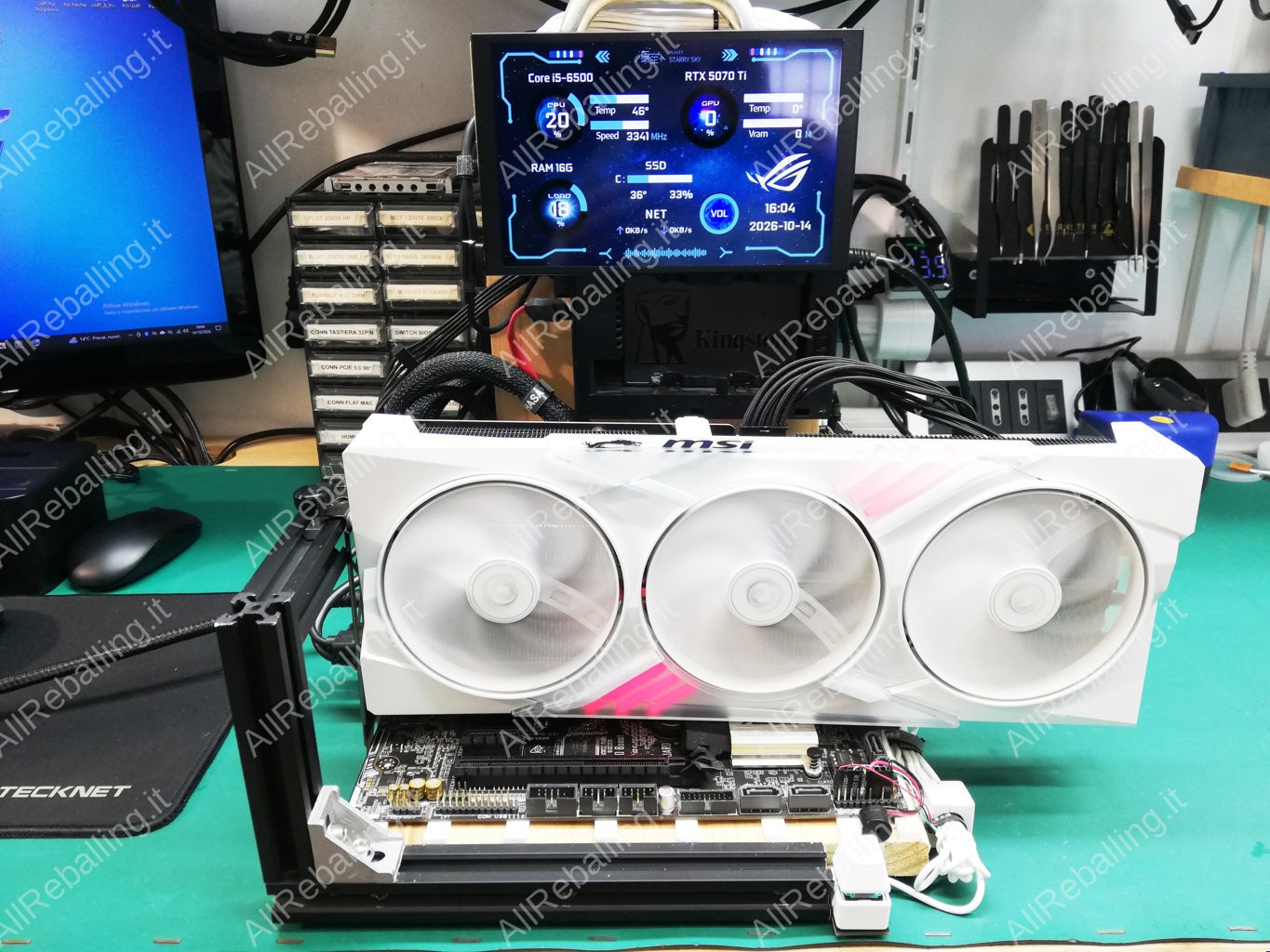 Nvidia RTX 5070 Ti Schermo Nero